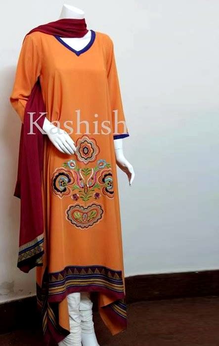 Latest Casual Wear Dresses 2012 By Kashish Casual Winter Collection
