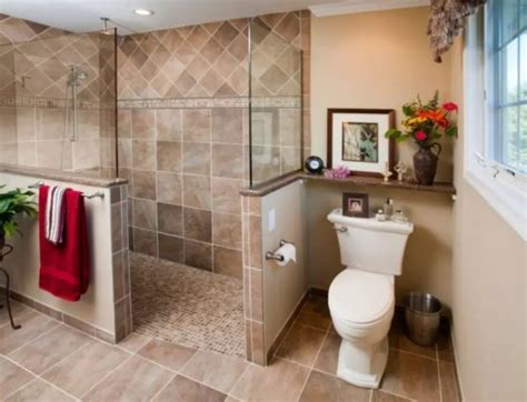 38 Half Wall Shower For Your Small Bathroom Design Ideas