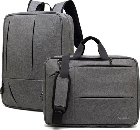 bolcom laptoptas    voor   laptop laptop rugtas laptop schoudertas grijs