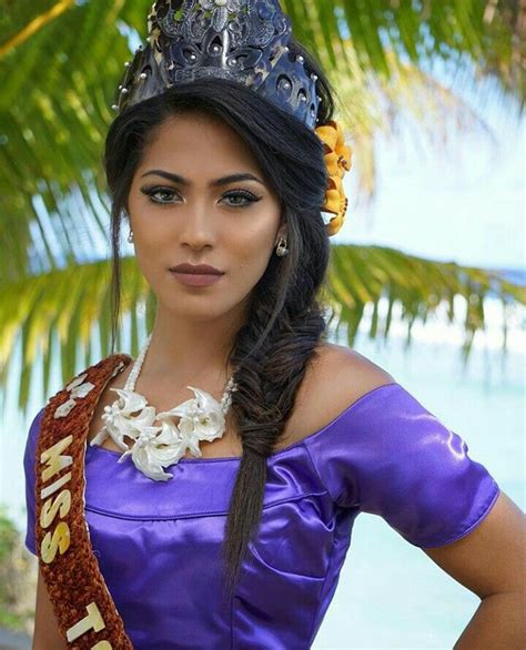 miss tonga polynesian girls island girl hawaiian goddess
