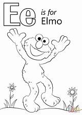 Coloring Letter Elmo Pages Printable Alphabet Toddlers Worksheets Letters Preschool Sheets Color Worksheet Words Drawing Dot Print Crafts Supercoloring School sketch template
