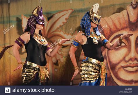 Egyptian Dancers Perform A Dance To Pay Homage To The