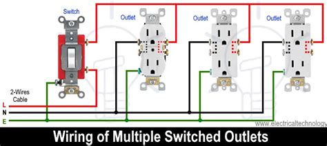 wire    switch  multiple outlets   electrical wiring   switch