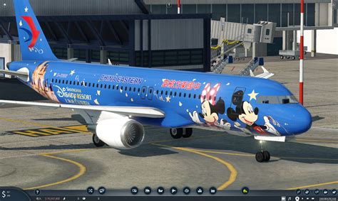 disney livery china eastern airbus  mod transport fever  mod