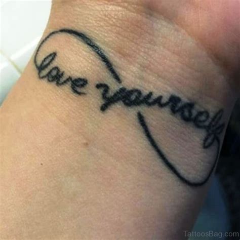 18 cool love yourself tattoos on wrist