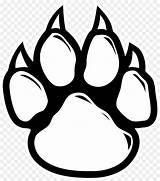 Paw Print Wildcat Clipart Clip Transparent Wolf Dog Cat 1770 Wildcats Library Vector 1112 1020 Clipground Arts sketch template