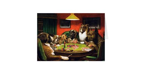 los perros que juegan el póker perros divertidos zazzle es