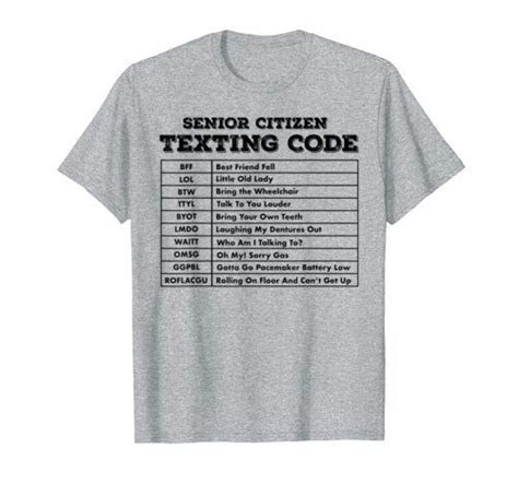 senior citizen texting code shirt coding shirts shirts
