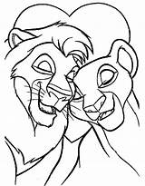 Coloring Pages Lion King Nala Kiara Simba Drawing Kovu Clipartmag Getcolorings sketch template