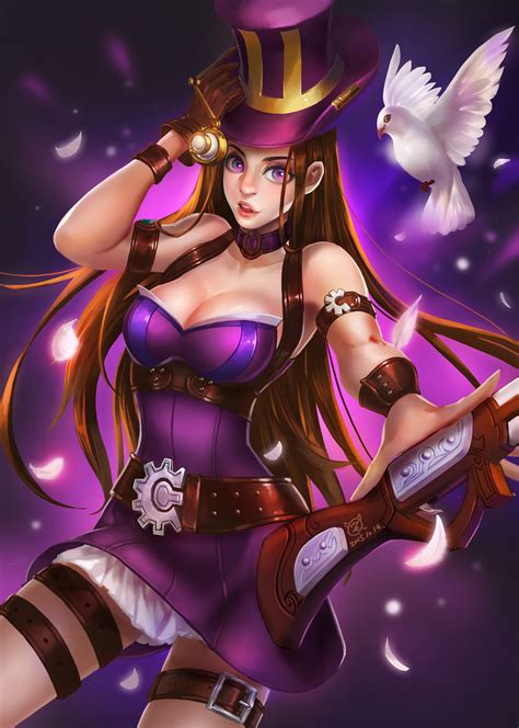 caitlyn the sheriff of piltover league of legends сообщество фанатов красивые картинки