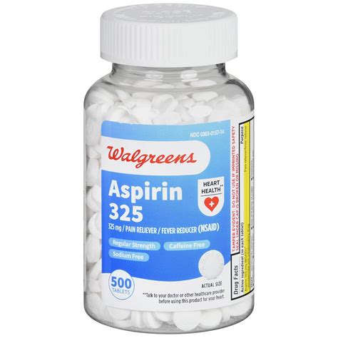 walgreens aspirin  mg tablets walgreens