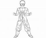Gohan Coloring Pages Dragon Ball Dbz Son Printable Silhouette Getcolorings Color Enjoy Draw Getdrawings Popular Choose Board Random sketch template