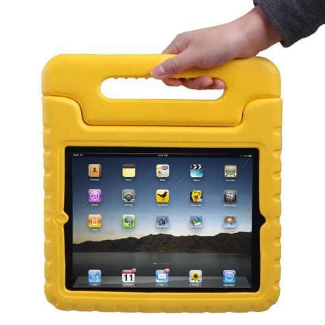 ipad mini  case  kids shockproof case  handle yellow