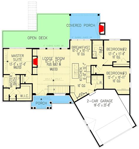 floor plans  walkout basement homes flooring ideas