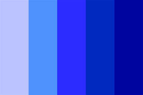 shades  blue color palette