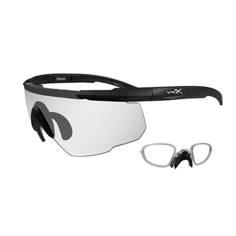 Wiley X Saber Advanced Safety Glasses W Rx Insert Matte
