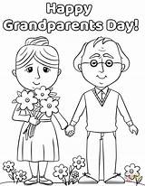 Grandparents Coloring Pages Happy Printable Drawing Kids Activities Preschool Crafts Cards Print Grandparent Grand Printables Preschoolers Paper Drawings Craft Children sketch template