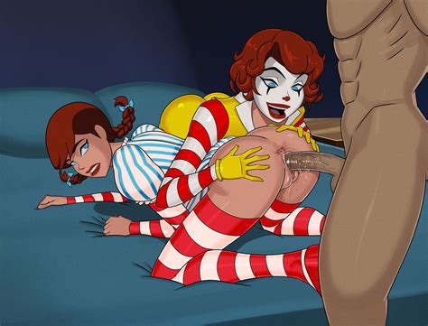 Rule 34 Breasts Clown Dark Skinned Male Female Male Penis Ronald