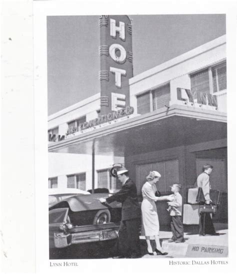Postcard The Lynn Hotel Famous Artists Here Historic Dallas