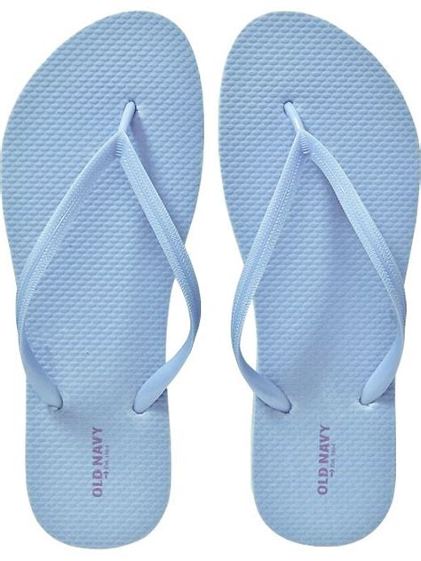 New Ladies Old Navy Flip Flops Thong Sandals Size 9m Light Blue Shoes