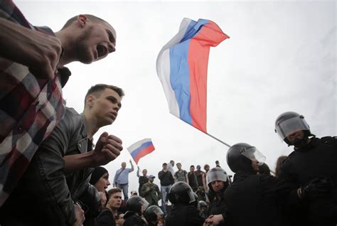 across russia protesters heed navalny s anti kremlin rallying cry