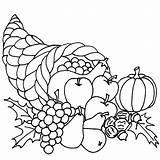 Fruit Coloring Pages Basket Fruits sketch template