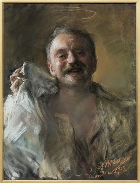 antonio mancini italian 1852 1930 self portrait