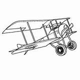 Coloring Airplane Biplane Pages Transportation Toddler Will Jet Plane Aeroplane sketch template