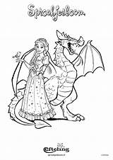 Efteling Draak Assepoester Sprookjesboom Sprookjes Prinses Volwassenen Fantasie Bord Downloaden sketch template