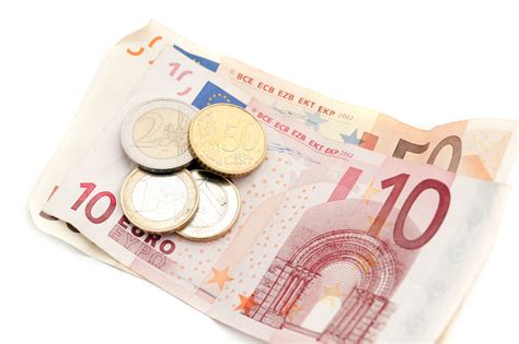 image  euro banknotes  coins freebiephotography
