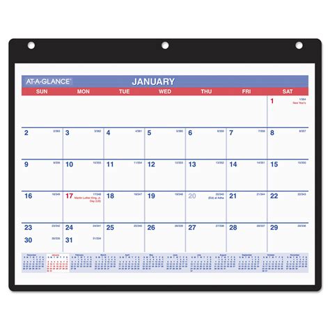 monthly deskwall calendar    glance aagsk ontimesuppliescom