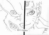 Naruto Kurama Outlines Outline Drawing Mchen Deviantart Getdrawings sketch template