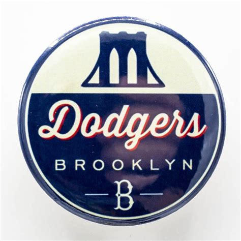 vintage brooklyn dodgers baseball team logo     etsy