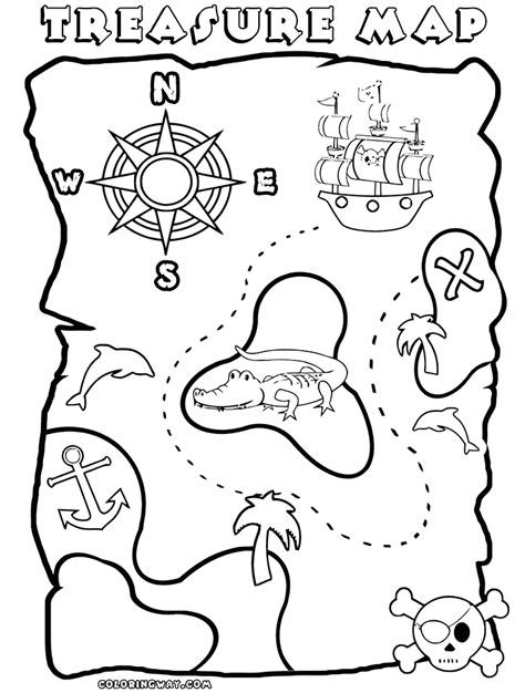 coloring pages maps