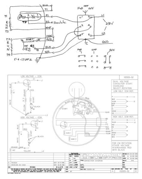 electric motor marathon electric motor wiring diagram