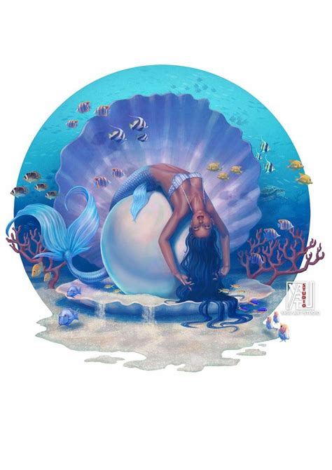 pin by marie hart on mermaid artwork modern misc art mermaid art