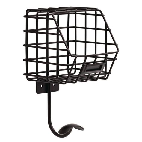 liberty    matte black industrial basket  single hook   industrial baskets