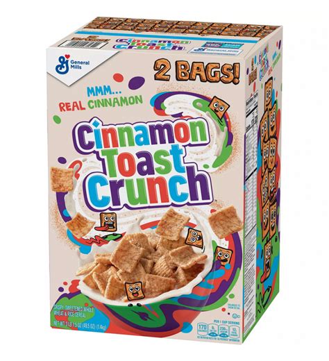 Cinnamon Toast Crunch Cereal 49 5 Oz 2 Pk