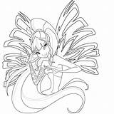 Sirenix Musa Winx Coloring Colorea sketch template