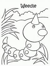 Pokemon Weedle Wuppsy sketch template