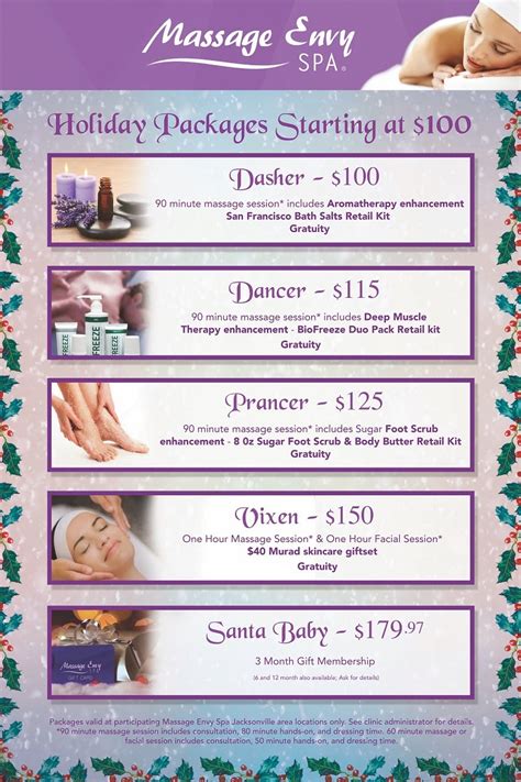 Massage Envy Jacksonville Massage Envy Spa Holiday Packages