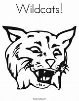 Coloring Bobcat Bob Wildcats Wildcat Worksheet Logo Pages Face Print Drawing Outline Noodle Yellow Template Cursive Twistynoodle Built California Usa sketch template
