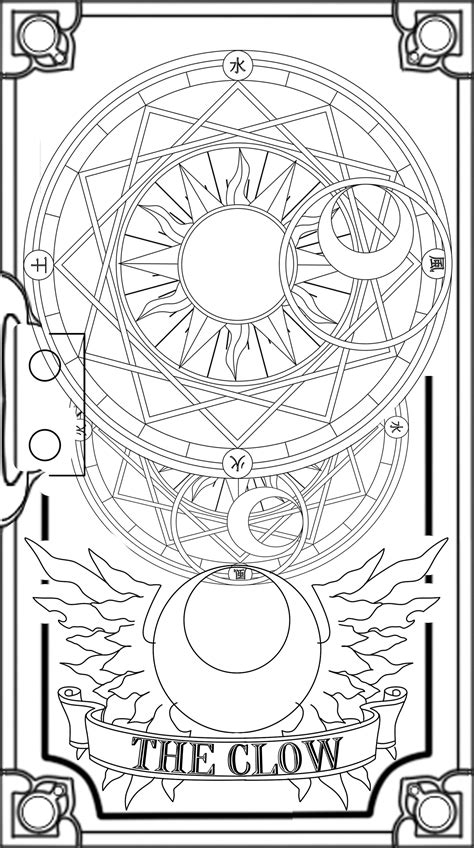 clow book printable adult coloring pages coloring book pages