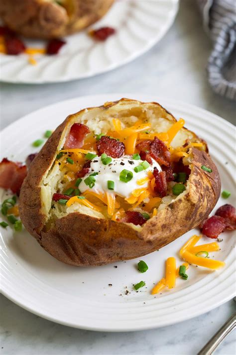 baked potatoes perfect  time cooking classy