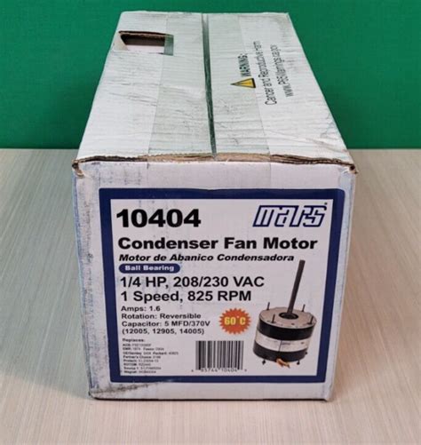 mars hp   rpm condenser motor   sale  ebay