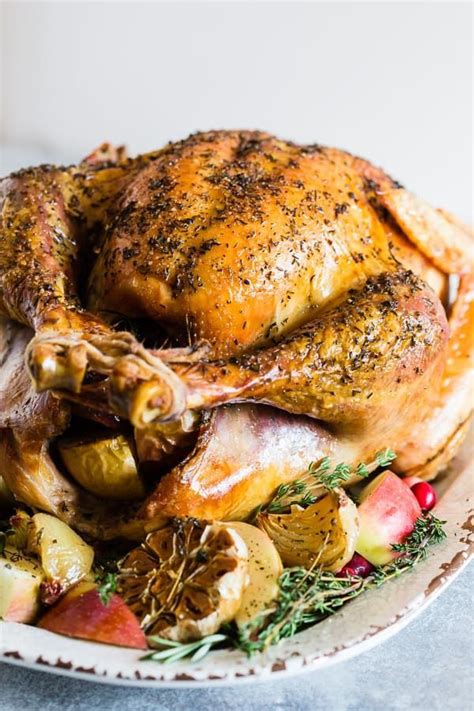 garlic herb maple roast turkey recipe roasted turkey