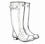 Boots Wellington Boot Drawing Wellies Rain Illustration Garden Welly Outline Clipart Sketch Google Drawings Search Colouring Ie Coloring Sketches sketch template