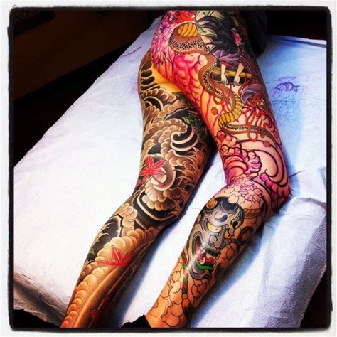 pin by sebastien aufray on Идея для ноги japanese tattoo girl leg