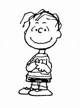 Coloring Pages Linus Peanuts Franklin Characters Snoopy Character Pumpkin Charlie Brown Template Color Great Sheets Gang Peanut Printable Getcolorings Trait sketch template