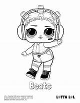 Lol Coloring Beats Pages Doll Surprise Colouring Lotta sketch template